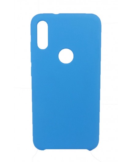 Coque Silicone Gomme Intérieur Façon Velours Xiaomi MI Play - Bleu Ciel
