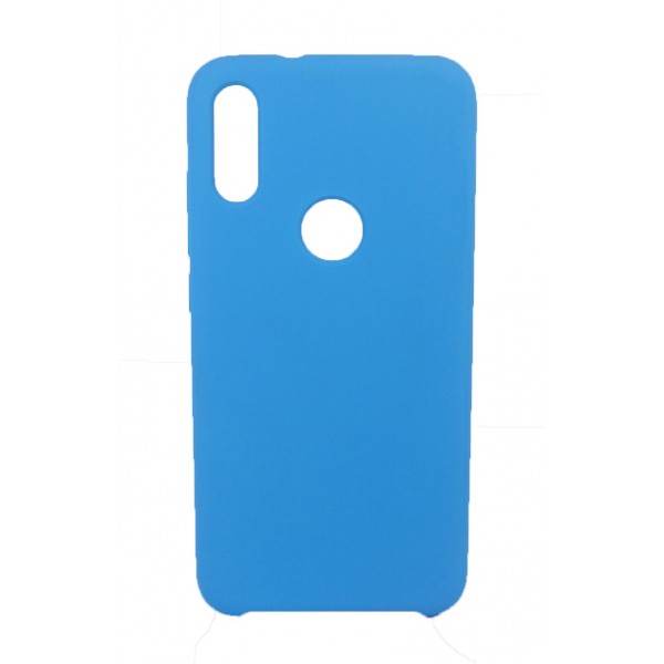 Coque Silicone Gomme Intérieur Façon Velours Xiaomi MI Play - Bleu Ciel