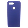 Coque Silicone Gomme Intérieur Façon Velours Xiaomi MI 8 Lite - Bleu Nuit