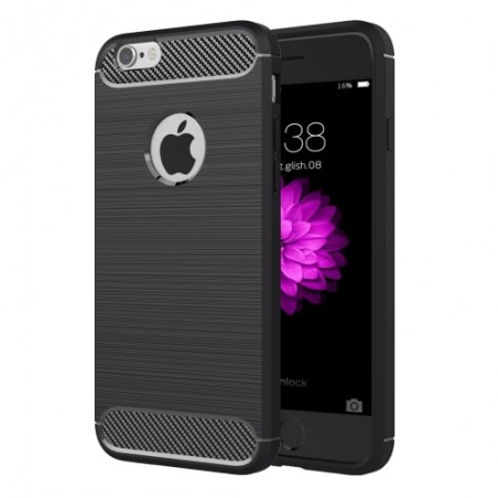 Coque en Fibre de Carbone iPhone 6/6S - Noir