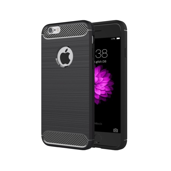 Coque en Fibre de Carbone iPhone 6/6S - Noir