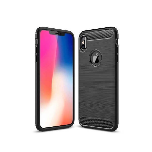 Coque en Fibre de Carbone iPhone XS Max - Noir