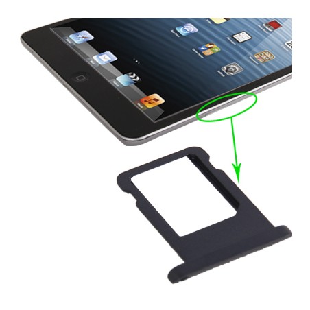 Tiroir Sim Ipad Mini et Mini 2 - Noir