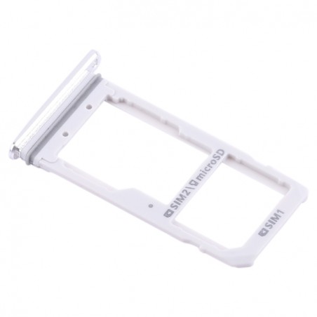 Tiroir SimSD (Double Sim) Samsung Galaxy S7 (G930F) - Blanc