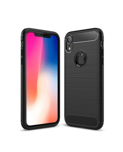 Coque en Fibre de Carbone iPhone XR - Noir
