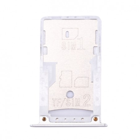 Tiroir Sim Xiaomi Redmi Note 4 - Argent