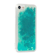 Coque Liquide Paillettes pour iPhone 6/6S - Bleu