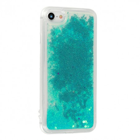 Coque Liquide Paillettes pour iPhone 6/6S - Bleu