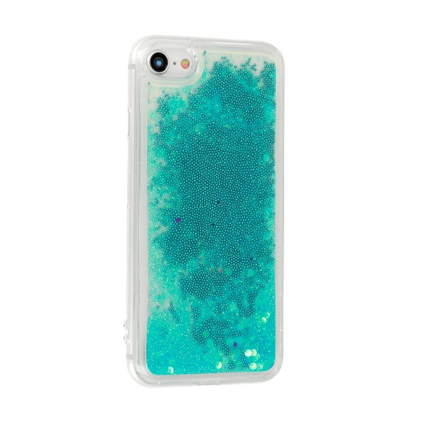 Coque Liquide Paillettes pour iPhone 6/6S - Bleu