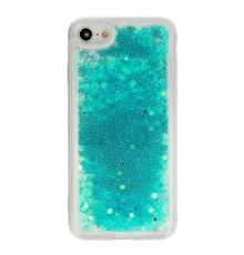Coque Liquide Paillettes pour iPhone 6/6S - Bleu