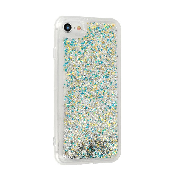 Coque Liquide Paillettes pour iPhone 6/6S - Argent