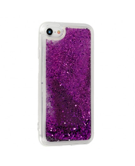 Coque Liquide Paillettes pour iPhone 6/6S - Violet