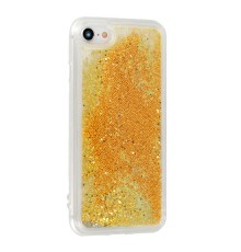 Coque Liquide Paillettes pour iPhone 6/6S - OR