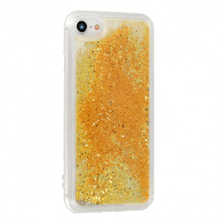 Coque Liquide Paillettes pour iPhone 6/6S - OR
