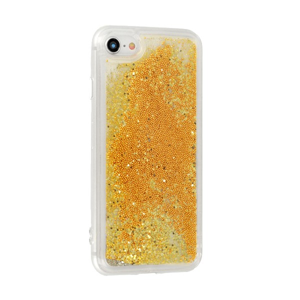 Coque Liquide Paillettes pour iPhone 6/6S - OR