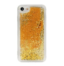 Coque Liquide Paillettes pour iPhone 6/6S - OR