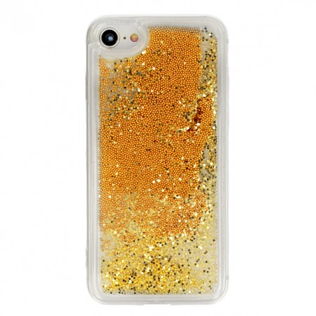 Coque Liquide Paillettes pour iPhone 6/6S - OR
