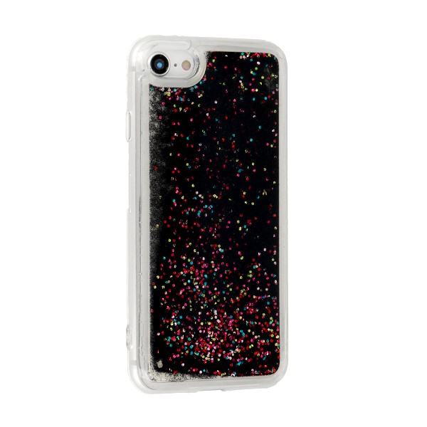 Coque Liquide Paillettes pour iPhone 6 et 6S - Noir