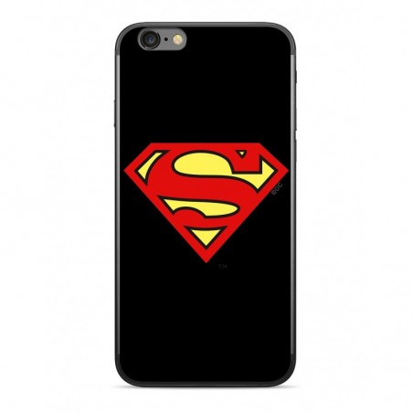 Coque Luxe iPhone 7/8/SE 2020 DC Comics SUPERMAN - Noir