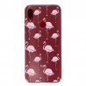 Coque Souple Flaments Roses Xiaomi Redmi Note 7 - Transparent