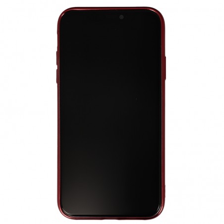 Coque Luxe iPhone XR Marvel Capitain America - Rouge