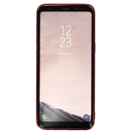 Coque Luxe Samsung Galaxy S8 Marvel Capitain America - Rouge