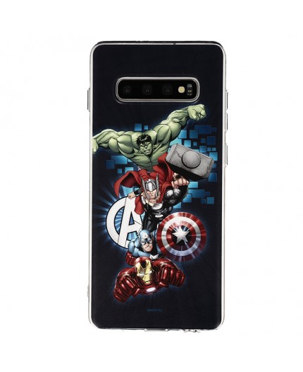 Coque Samsung Galaxy S10 Plus Marvel Avengers - Navy Bleu