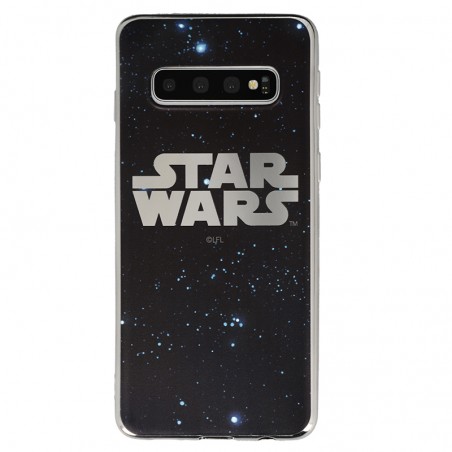 Coque Luxe Samsung Galaxy S10 Star Wars - Argent