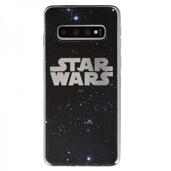 Coque Luxe Samsung Galaxy S10 Star Wars - Argent