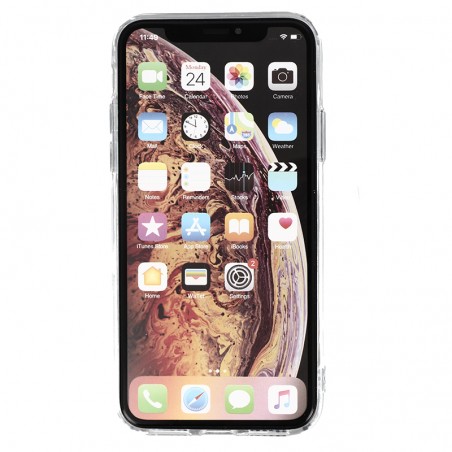 Coque iPhone X et XS Marvel Capitain America - Bleu
