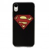 Coque Luxe iPhone XR DC Comics SUPERMAN - Noir