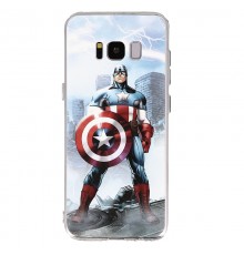 Coque Samsung Galaxy S8 Marvel Capitain America - Bleu