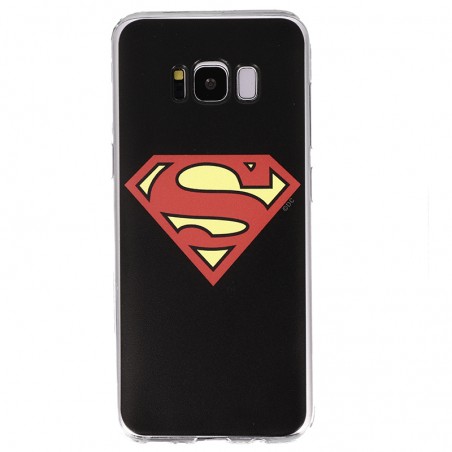 Coque Luxe Samsung Galaxy S8 DC Comics SUPERMAN - Noir