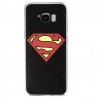 Coque Luxe Samsung Galaxy S8 DC Comics SUPERMAN - Noir
