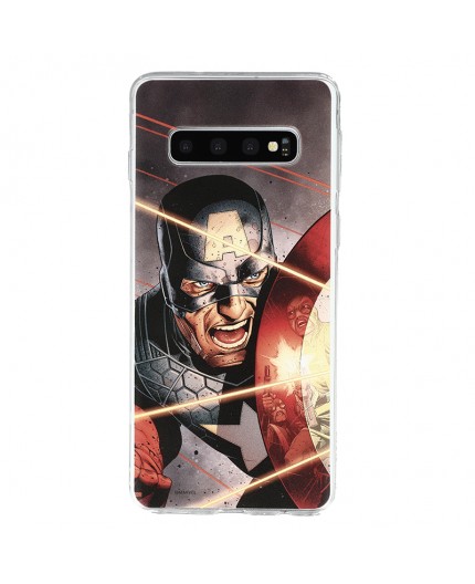 Coque Samsung Galaxy S10 Marvel Capitain America -  Multicolore