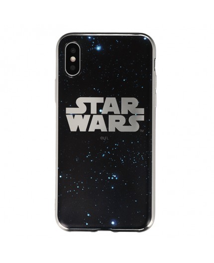 Coque Luxe iPhone X et XS Star Wars - Argent