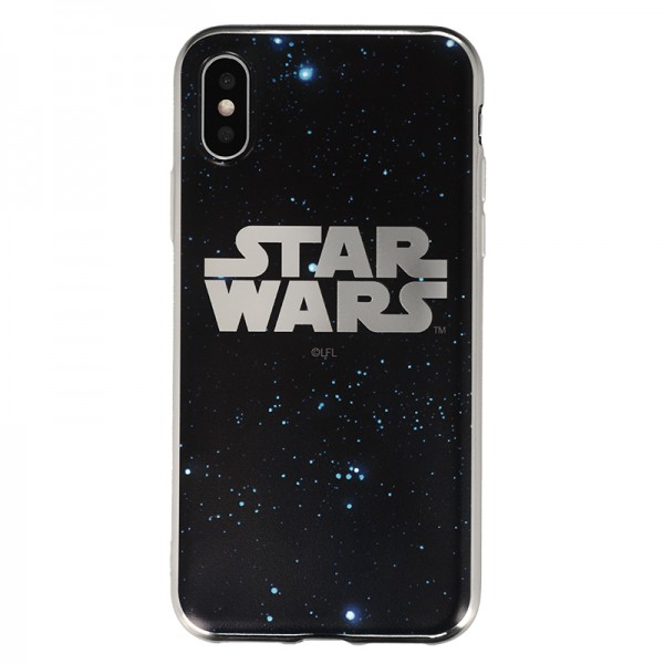 Coque Luxe iPhone X et XS Star Wars - Argent