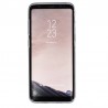 Coque liquide Paillettes Flaments Roses Samsung Galaxy S8 - Argent