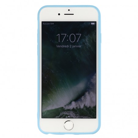 Coque Souple Colorful iPhone 6/6S - Bleu