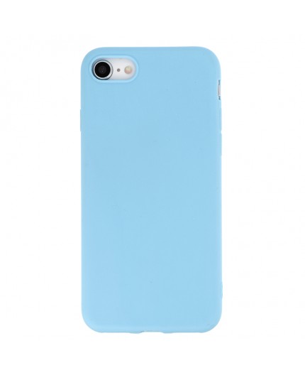 Coque Souple Colorful iPhone 7,8,SE (2020) et SE (2022) - Bleu