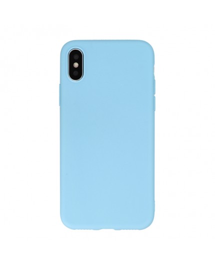 Coque Souple Colorful iPhone X et XS - Bleu