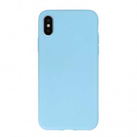 Coque Souple Colorful iPhone X et XS - Bleu