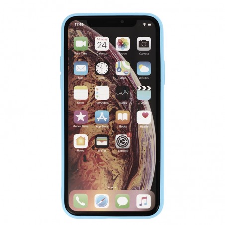 Coque Souple Colorful iPhone X et XS - Bleu