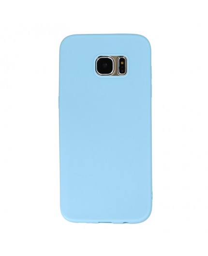 Coque Souple Colorful Samsung Galaxy S7 Edge - Bleu