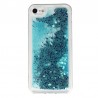 Coque Liquide Paillettes pour iPhone 7,8,SE (2020) et SE (2022) - Bleu