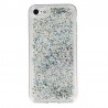 Coque Liquide Paillettes pour iPhone 7,8,SE (2020) et SE (2022) - Argent