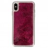 Coque Liquide Paillettes pour iPhone XS Max - Fushia
