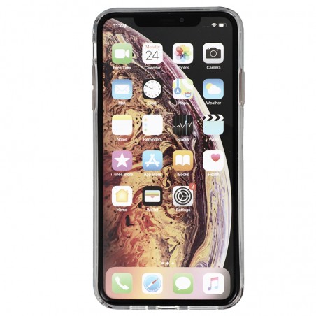 Coque Liquide Paillettes pour iPhone XS Max - Fushia