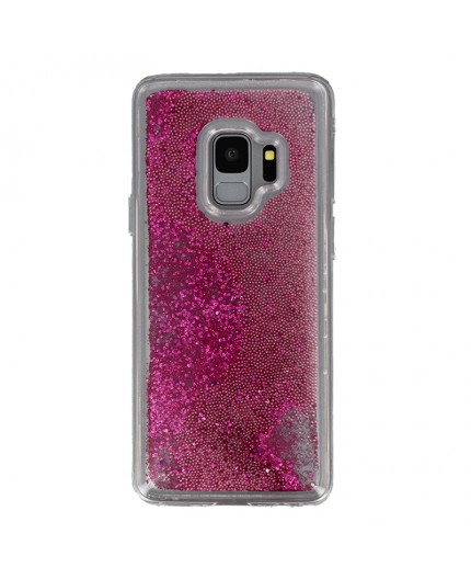 Coque Liquide Paillettes pour Samsung Galaxy S9 (G960F) - Fushia
