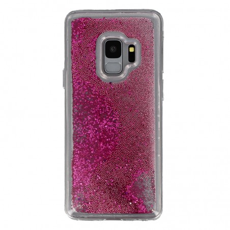 Coque Liquide Paillettes pour Samsung Galaxy S9 (G960F) - Fushia